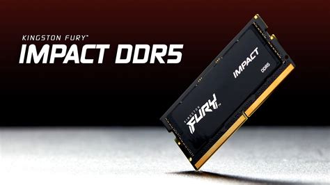 kingston ram upgrade|Kingston FURY™ Impact DDR5 SODIMM Memory – 8GB.